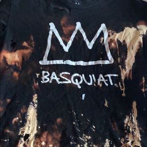 Christian Bennet Basquiat Distressed Tee